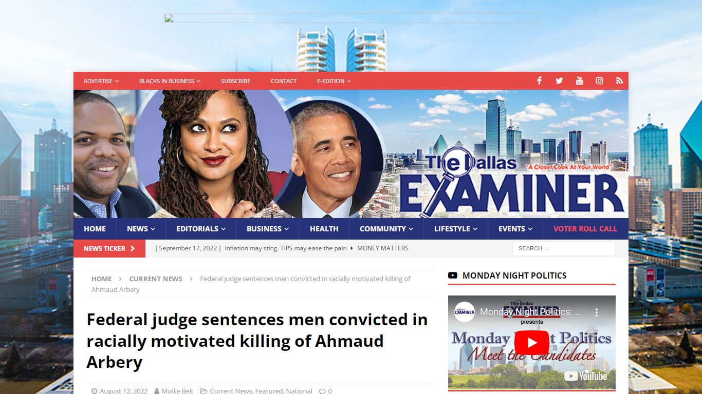 Federal judge sentences men convicted in racially motivated killing of ...
