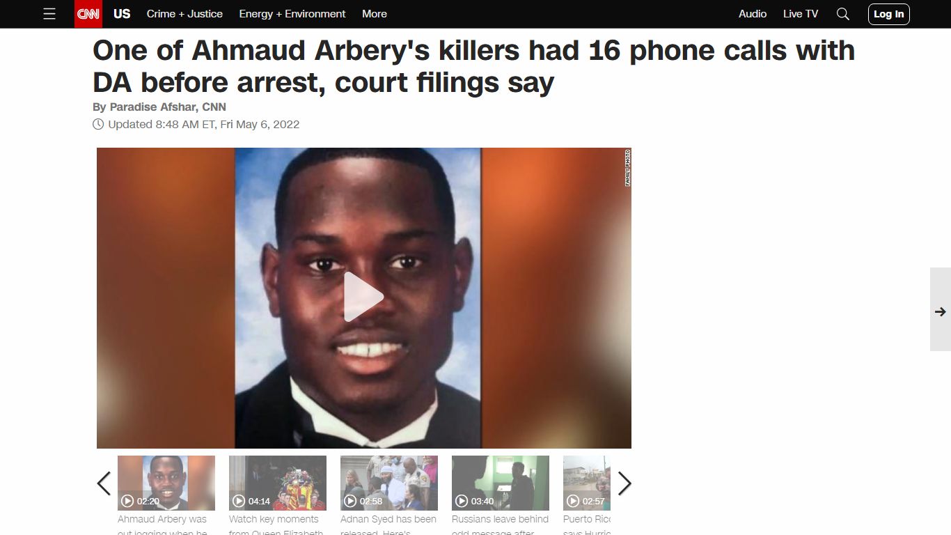 Man convicted in Arbery case called DA after shooting, records show - CNN